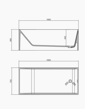 Carica l'immagine nel visualizzatore di Gallery, RF-8843 Artificial Stone Bathtub