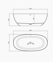 Carica l'immagine nel visualizzatore di Gallery, RF-8845 Artificial Stone Bathtub