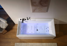 Load image into Gallery viewer, FIORDO XS, AFB-2025-XTB, AFFINARE NEW ITALY Modern Hot Selling Indoor Bathroom bathtub 1.8m Single Acrylic Massage bathtub Whirlpool Waterfall Spa Bathtubs