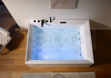 Load image into Gallery viewer, FIORDO, AFB-2025-STB ,AFFINARE New Italy Designed Modern Bathroom Spa SERIE FIORDO European Trend White Acrylic Massage bathtubs & whirlpools