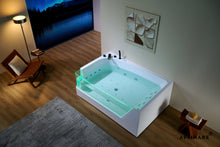 Load image into Gallery viewer, Massage Jacuzzi Whirlpool Bathtub 185cm Waterfall | AURORA AFB-2026-GAB