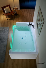 Load image into Gallery viewer, Massage Jacuzzi Whirlpool Bathtub 185cm Waterfall | AURORA AFB-2026-GAB