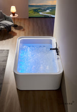 Load image into Gallery viewer, FIUME ,AFB-2026-SRB ,AFFINARE New Italy Designed Modern Bathroom Spa  European Trend White Acrylic Massage bathtubs & whirlpools