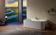Load image into Gallery viewer, FIUME ,AFB-2026-SRB ,AFFINARE New Italy Designed Modern Bathroom Spa  European Trend White Acrylic Massage bathtubs & whirlpools