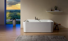 Load image into Gallery viewer, FIUME ,AFB-2026-SRB ,AFFINARE New Italy Designed Modern Bathroom Spa  European Trend White Acrylic Massage bathtubs & whirlpools