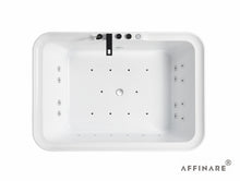 Load image into Gallery viewer, FIUME ,AFB-2026-SRB ,AFFINARE New Italy Designed Modern Bathroom Spa  European Trend White Acrylic Massage bathtubs & whirlpools