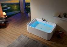 Load image into Gallery viewer, FIUME ,AFB-2026-SRB ,AFFINARE New Italy Designed Modern Bathroom Spa  European Trend White Acrylic Massage bathtubs & whirlpools