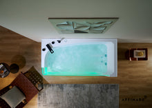 Load image into Gallery viewer, Massage Jacuzzi Whirlpool Bathtub 150cm Waterfall | AURORA XS AFB-2026-XGAB
