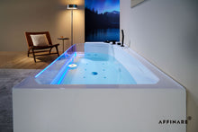 Load image into Gallery viewer, Massage Jacuzzi Whirlpool Bathtub 150cm Waterfall | AURORA XS AFB-2026-XGAB