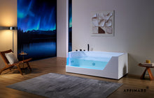 Load image into Gallery viewer, Massage Jacuzzi Whirlpool Bathtub 150cm Waterfall | AURORA XS AFB-2026-XGAB