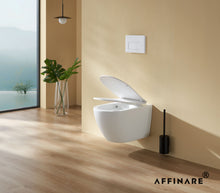 Load image into Gallery viewer, AFFINARE AFT-WM535 Matte Rimless Wall Hung WC Toilet | FIUME Series Matching Sanitaryware