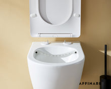 Load image into Gallery viewer, AFFINARE AFT-WM535 Matte Rimless Wall Hung WC Toilet | FIUME Series Matching Sanitaryware