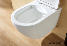 Load image into Gallery viewer, AFFINARE AFT-WM535 Matte Rimless Wall Hung WC Toilet | FIUME Series Matching Sanitaryware
