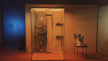Cargar y reproducir el video en el visor de la galería, SOGNO ,AFS-2024-GLS, AFFINARE New Italy steam shower room steam room