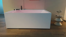 Cargar y reproducir el video en el visor de la galería, ROSA SABBIA, AFB-2024-SAB ,AFFINARE New Italy Design massage bathtub,Hydromassage bathtub,whirlpool bathtub,indoor acrylic hydrotherapy hot tub,bathtub