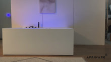 Load and play video in Gallery viewer, FIORDO, AFB-2025-STB ,AFFINARE New Italy Designed Modern Bathroom Spa SERIE FIORDO European Trend White Acrylic Massage bathtubs & whirlpools