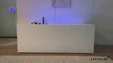 Load and play video in Gallery viewer, FIORDO XS, AFB-2025-XTB, AFFINARE NEW ITALY Modern Hot Selling Indoor Bathroom bathtub 1.8m Single Acrylic Massage bathtub Whirlpool Waterfall Spa Bathtubs