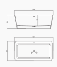 Cargar imagen en el visor de la galería, RF-8806 Artificial Stone Bathtub
