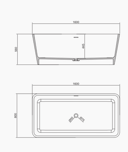 RF-8806 Artificial Stone Bathtub