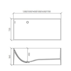 RF-8819 Artificial Stone Bathtub