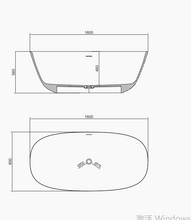 Load image into Gallery viewer, RF-8823A  Artificial Stone Bathtub
