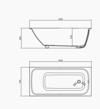 Carica l&#39;immagine nel visualizzatore di Gallery, RF-8825 Artificial Stone Bathtub
