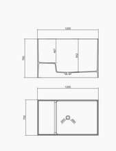 Load image into Gallery viewer, RF-8842 Artificial Stone Bathtub
