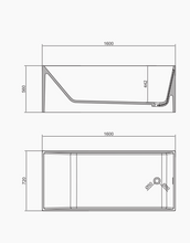 Cargar imagen en el visor de la galería, RF-8843 Artificial Stone Bathtub
