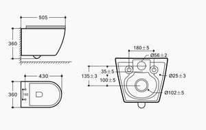 Wall-hung Toilet-9311
