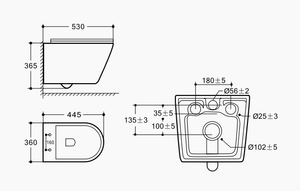 Wall-hung Toilet-9312
