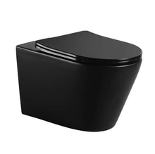 Cargar imagen en el visor de la galería, Wall-hung Toilet -490 Matt Black
