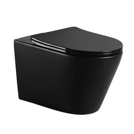 Wall-hung Toilet -490 Matt Black