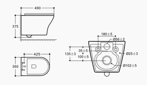 Wall-hung Toilet-9314