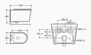 Wall-hung Toilet-9322