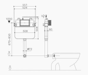 Toilet Tanks-RF9804
