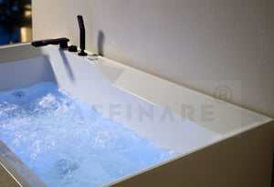 AFB-2025-XTB, AFFINARE ITALY Modern Hot Selling Indoor Bathroom bathtub 1.8m Single Acrylic Massage bathtub Whirlpool Waterfall Spa Bathtubs