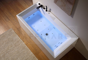 AFB-2025-XTB, AFFINARE ITALY Modern Hot Selling Indoor Bathroom bathtub 1.8m Single Acrylic Massage bathtub Whirlpool Waterfall Spa Bathtubs