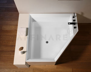 AFB-2024-CTB-U AFFINARE SERIE FIORDO ANGOLO NEW ITALY corner bathtub, bathtub