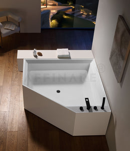 AFB-2024-CTB-U AFFINARE SERIE FIORDO ANGOLO NEW ITALY corner bathtub, bathtub