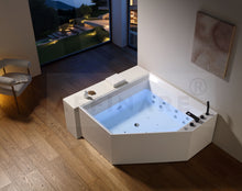 Cargar imagen en el visor de la galería, AFB-2025-CTB ,AFFINARE New Italy Designed Modern Bathroom Spa SERIE FIORDO European Trend White Acrylic Massage bathtubs &amp; whirlpools
