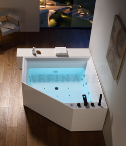 AFB-2025-CTB ,AFFINARE New Italy Designed Modern Bathroom Spa SERIE FIORDO European Trend White Acrylic Massage bathtubs & whirlpools