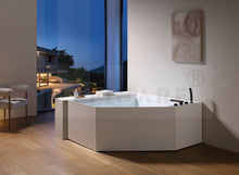 Cargar imagen en el visor de la galería, AFB-2025-CTB ,AFFINARE New Italy Designed Modern Bathroom Spa SERIE FIORDO European Trend White Acrylic Massage bathtubs &amp; whirlpools
