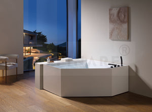 AFB-2025-CTB ,AFFINARE New Italy Designed Modern Bathroom Spa SERIE FIORDO European Trend White Acrylic Massage bathtubs & whirlpools