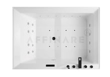 Cargar imagen en el visor de la galería, AFB-2025-STB ,AFFINARE New Italy Designed Modern Bathroom Spa SERIE FIORDO European Trend White Acrylic Massage bathtubs &amp; whirlpools
