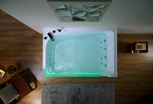 Load image into Gallery viewer, Massage Jacuzzi Whirlpool Bathtub 185cm Waterfall | AURORA AFB-2026-GAB
