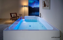 Load image into Gallery viewer, Massage Jacuzzi Whirlpool Bathtub 185cm Waterfall | AURORA AFB-2026-GAB
