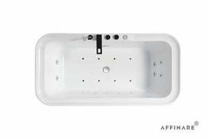 AFB-2026-XRB ,SERIE FIUME ,AFFINARE New Italy Designed Modern Bathroom Spa   European Trend White Acrylic Massage bathtubs & whirlpools