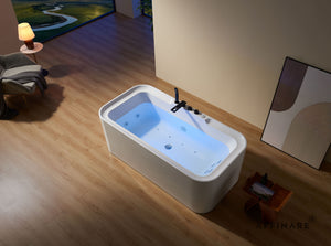 AFB-2026-XRB ,SERIE FIUME ,AFFINARE New Italy Designed Modern Bathroom Spa   European Trend White Acrylic Massage bathtubs & whirlpools