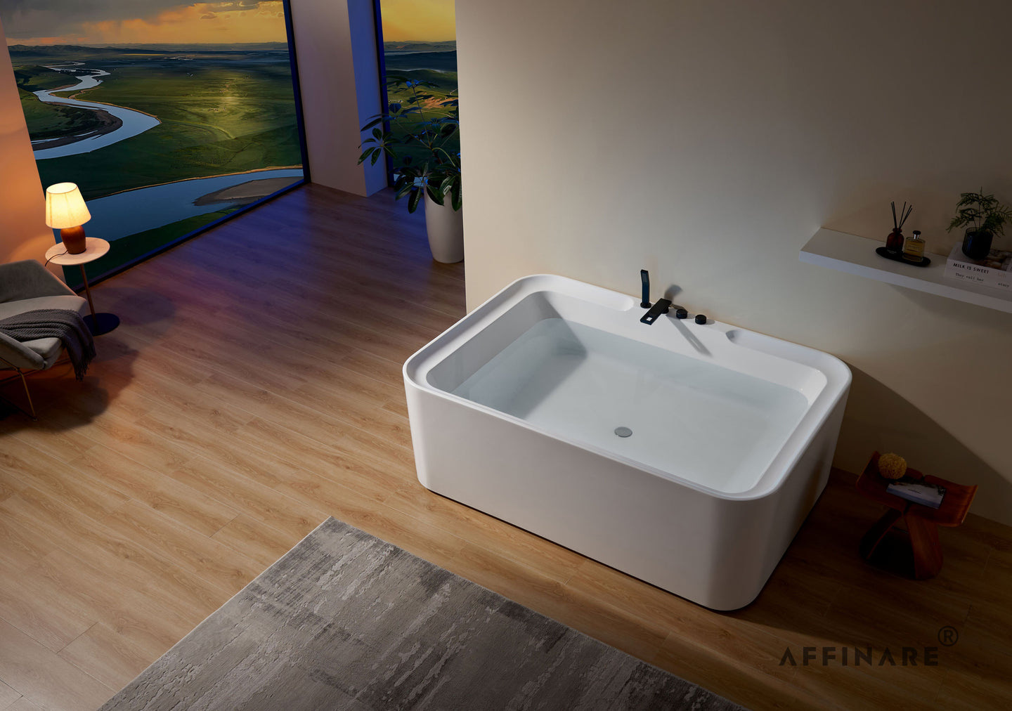 AFB-2026-SRB-U ,SERIE FIUME , AFFINARE  NEW ITALY Free standing bathtub,bathtub