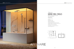 AFFINARE -AFS-2024-SLS-SERIE CIELO steam & massage bathtub -steam room